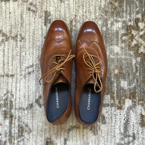 Charmaripa male dress shoes in a brown leather